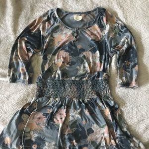 O’Neill floral peasant  tunic dress